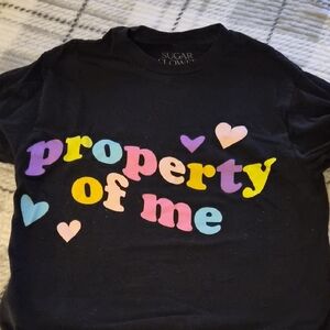 Black Graphic Tee - Multicolor Accents